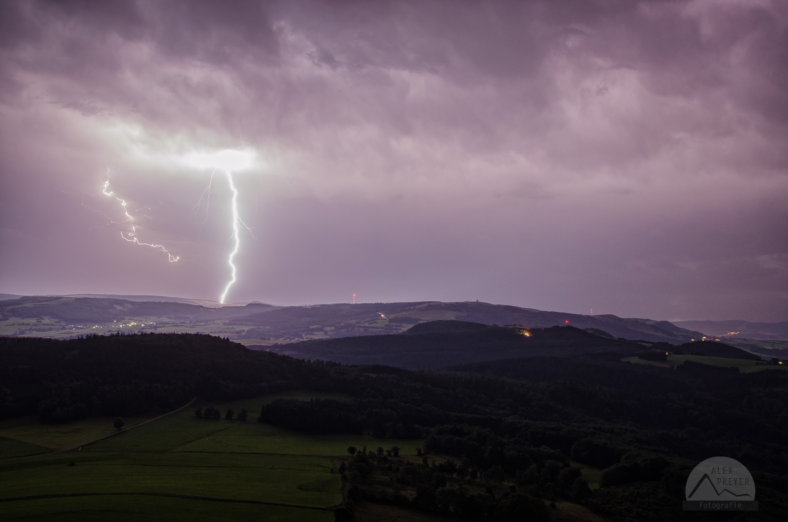 Gewitter in der Rhön